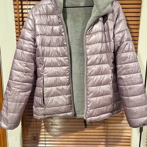 Women's Metallic Puffer Jacket